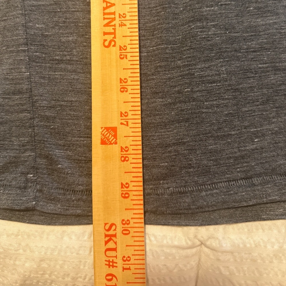 Smartwool Henley Shirt Mens M Gray Merino Sport 150 Hemp Short Sleeve Hiking - Picture 5 of 6